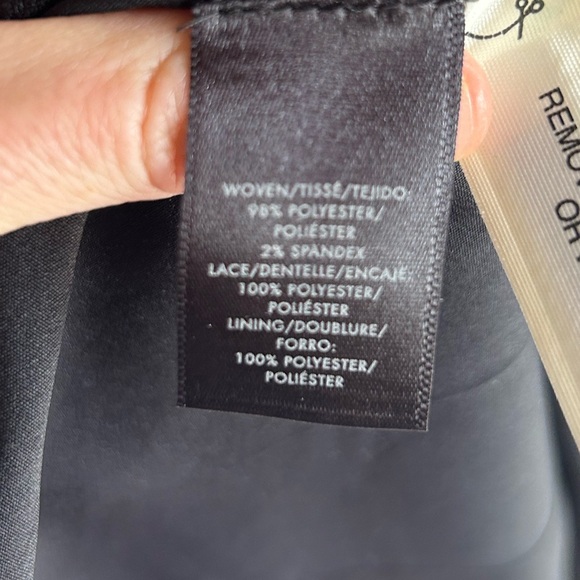 Ann Taylor, black dress lace top, size 12 - Picture 9 of 10